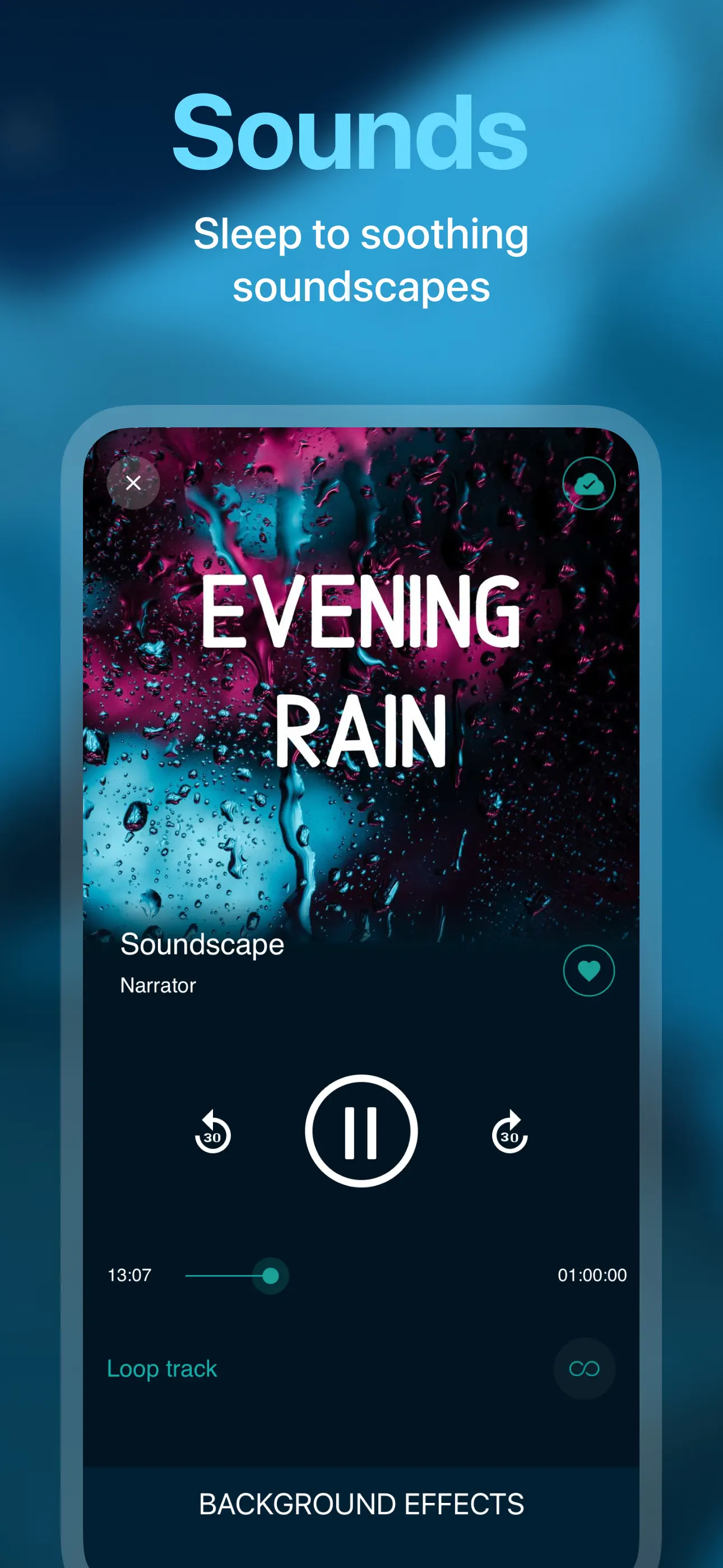 舒缓声音场景